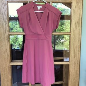 Blush Pink V-Neck Dress